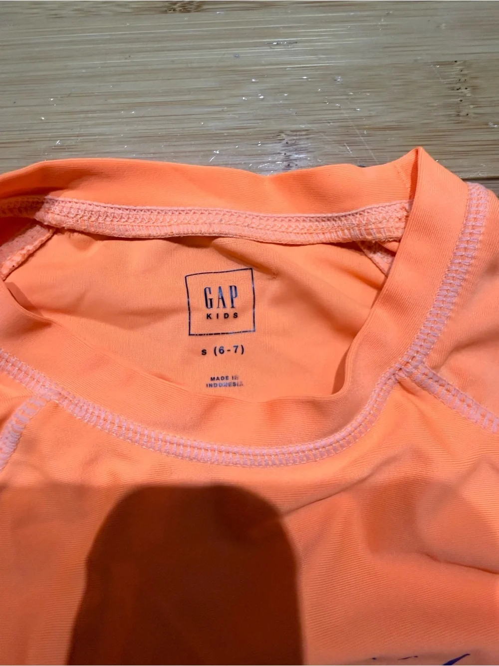 GAP Kids Neon Orange Short-Sleeve Tee